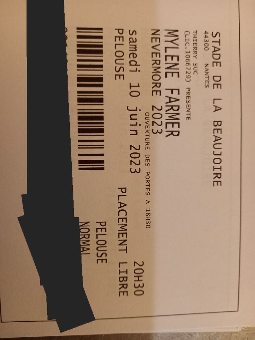 Achetez place de concert neuf revente cadeau, annonce vente à LussaclesChâteaux (86) WB171632107