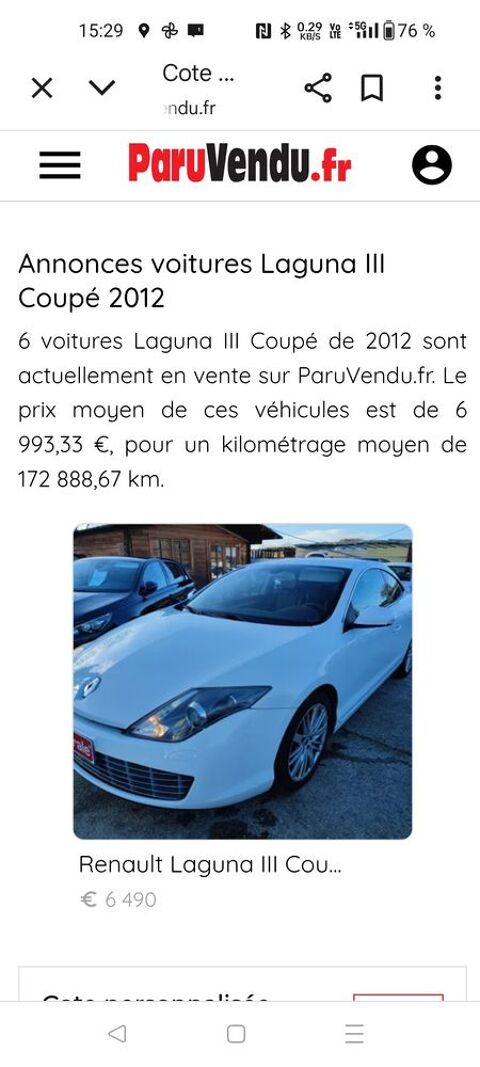 Renault laguna iii Laguna Coupé 2.0 dCi 150 FAP eco2