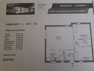 Vente Appartement T3 Bizanos