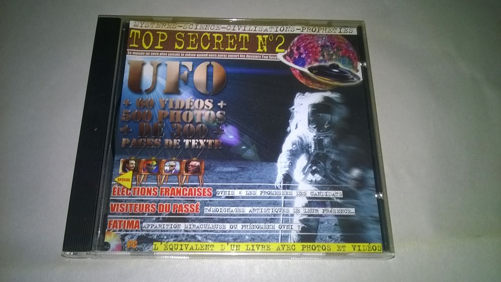 CD Top Secret UFO 
N 2
Excellent etat
Le monde ne sera pl Consoles et jeux vidéos