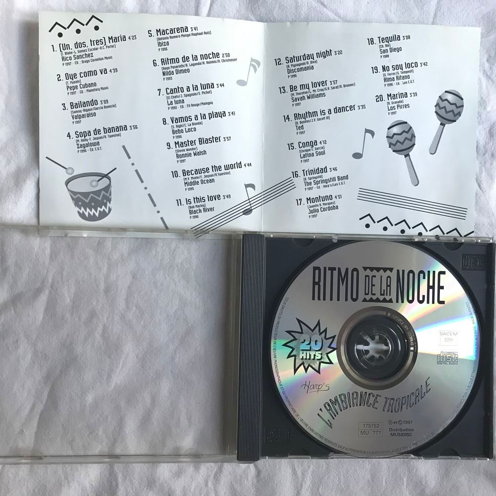 CD Ritmo De La Noche Compilation CD et vinyles