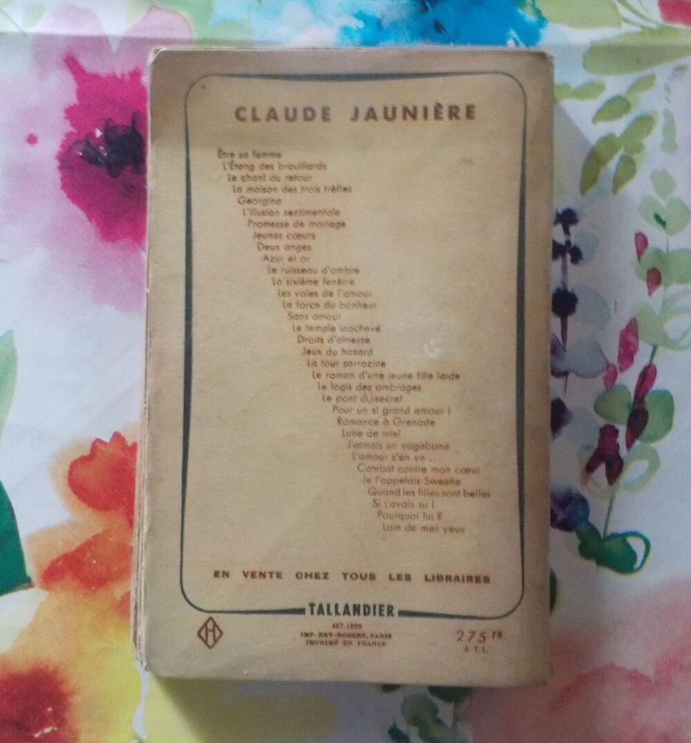 JE L'APPELAIS SWEETIE de Claude JAUNIERE Ed. Tallandier 1955 Livres et BD
