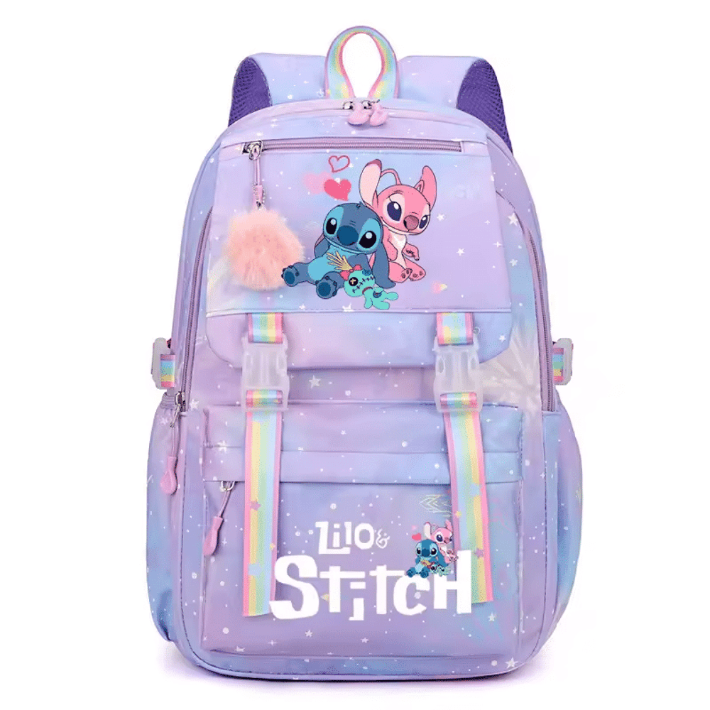 Sac &agrave; dos &eacute;coli&egrave;re Lilo Stitch Maroquinerie