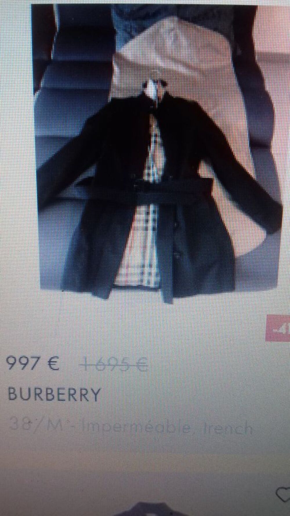 Trench Coat BURBERRY Vêtements
