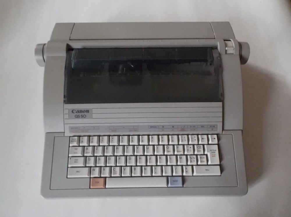 machine a &eacute;crire 