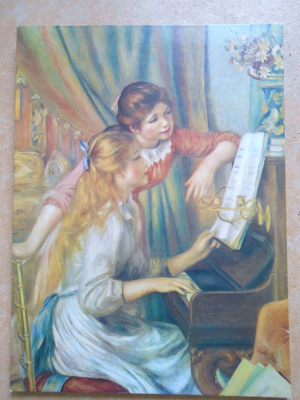 Reproduction "les jeunes filles au piano "
Décoration
