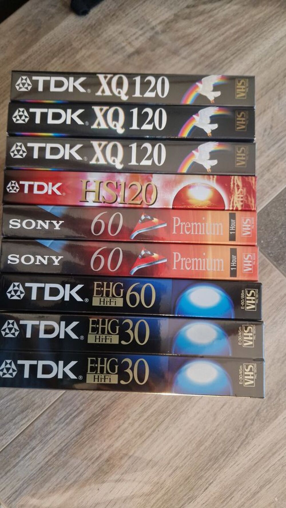 Cassettes VHS Audio et hifi