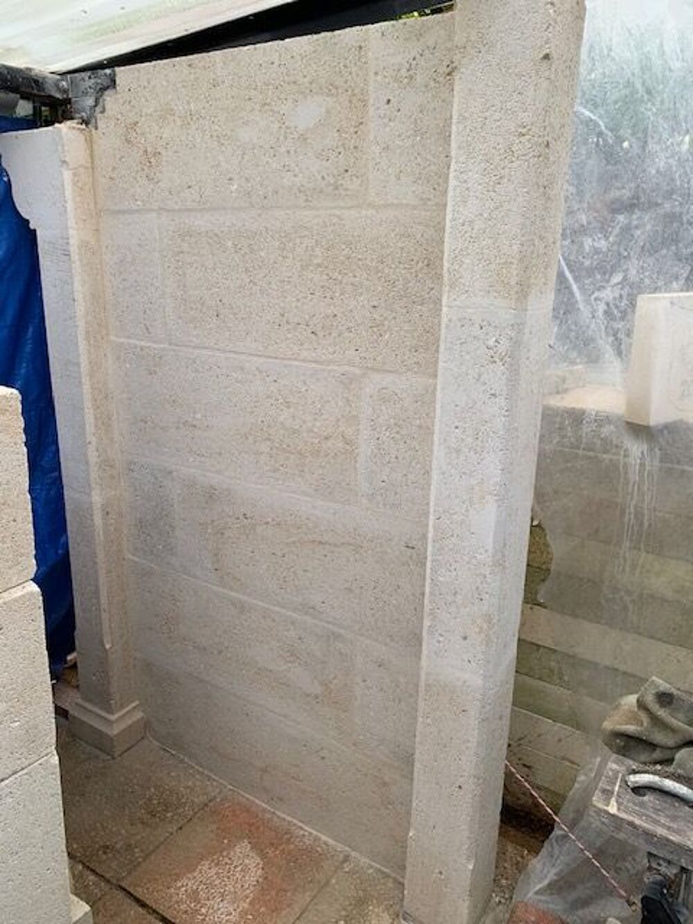 Colonne pierre personnaliser Bricolage