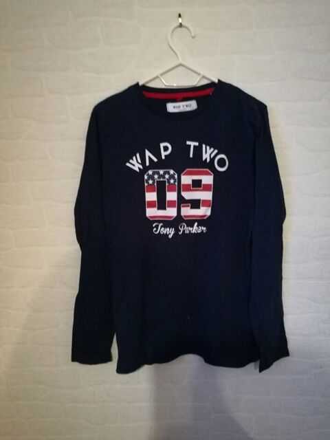 Tee-shirt manches longues bleu marque Wap Two taille 14 ans 3 Villiers (86)