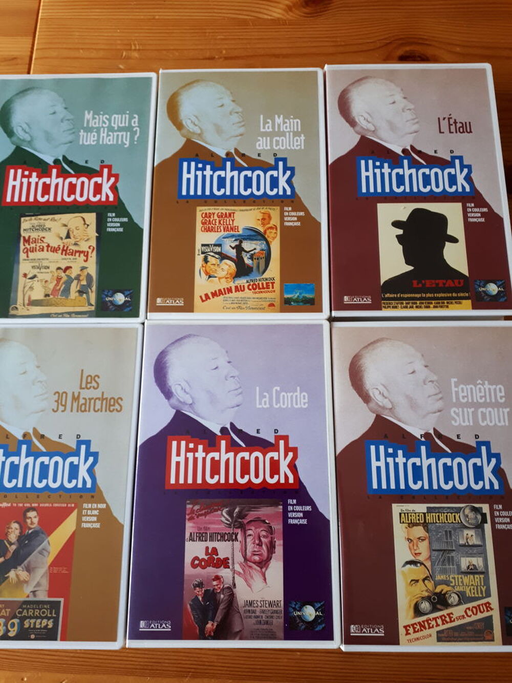 Cassettes d'origine VHS Alfred Hitchcock DVD et blu-ray