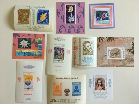 joli LOT 20 BLOC-FEUILLETS divers pays ~ TIMBRES NEUFS 10 Blaye (33)