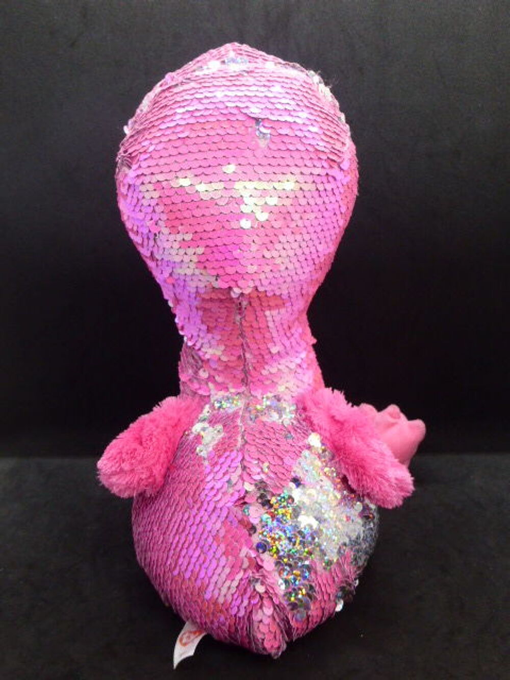 TY Flippables Peluche &agrave; sequins Pinky le flamant rose 25 cm Jeux / jouets