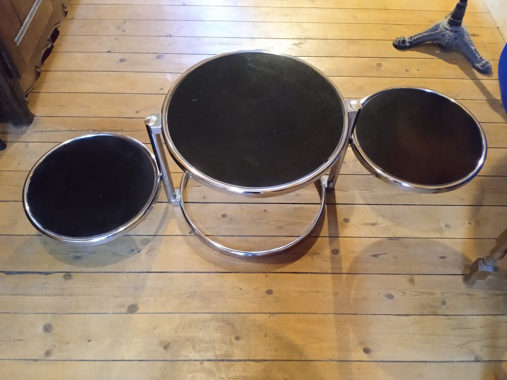 Table basse 3 plateaux amovibles vintage Meubles