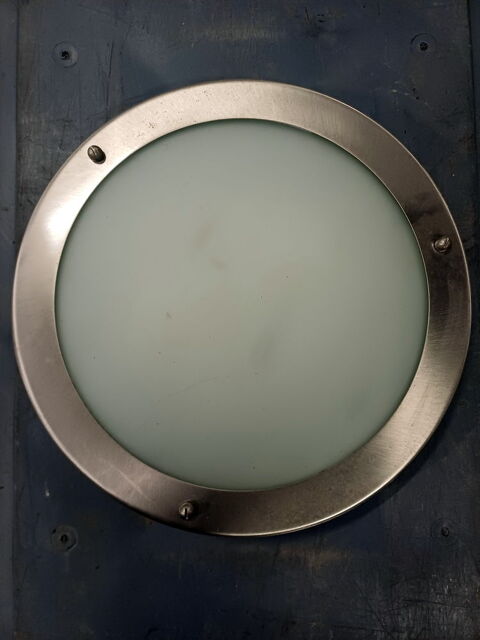 Luminaire HUBLOT inox brossé étanche diamètre 18cm 8 Tours (37)