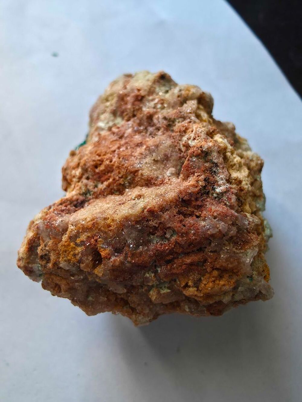 Dioptase Cristallis&eacute;e Vert Emeraude-Katanga RDC-39g 