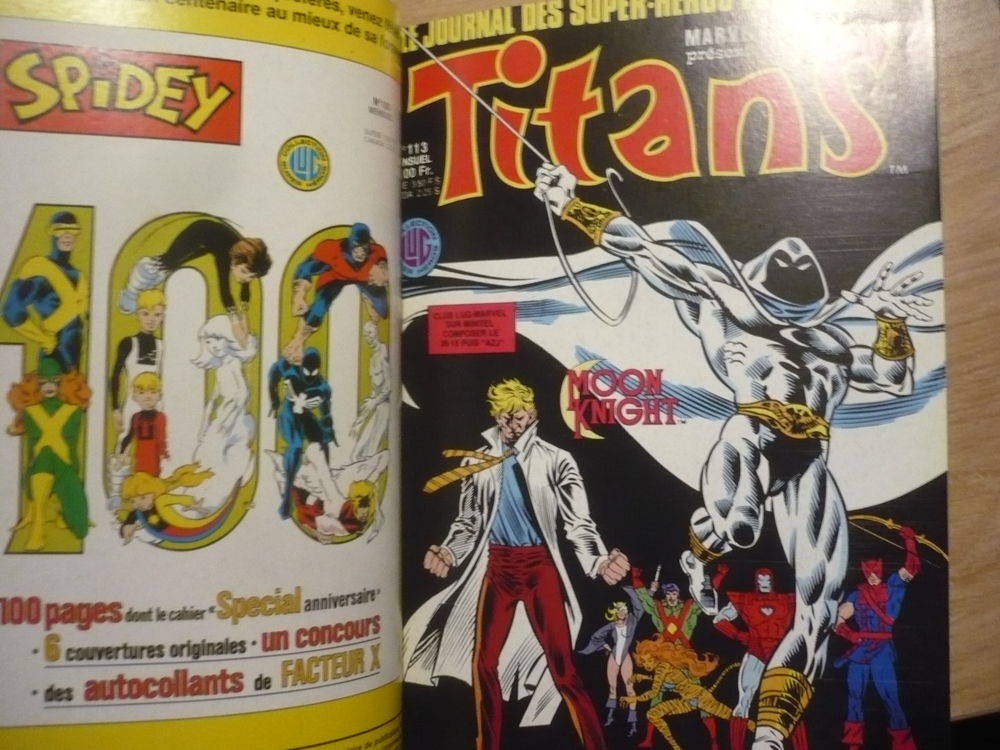BD TITANS - Album MARVEL N&deg; 38 (N&deg; 112, 113, 114) 1988 Livres et BD