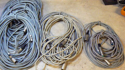 Lot de fils micro XLR 80 Mormoiron (84)