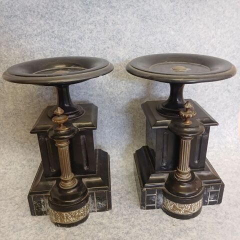 paire de cassolettes Napol�on III 205 Vendeuvre-du-Poitou (86)