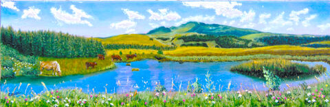 tableau-photo   Puy de la Perdrix   Auvergne Saint-Genès-Champespe (63)