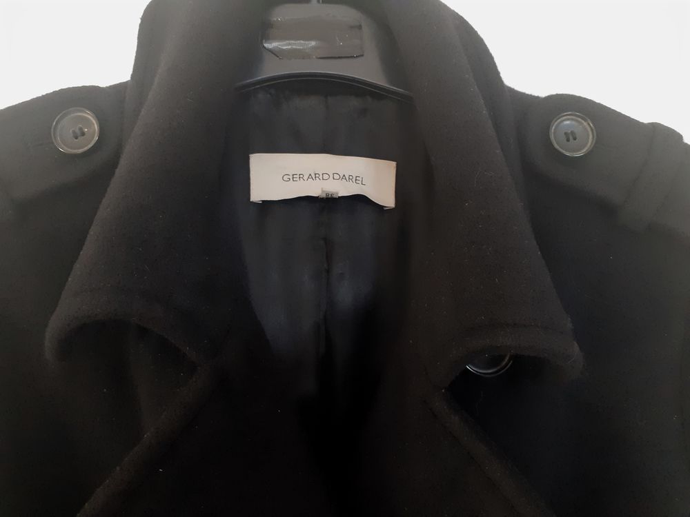 exceptionnel manteau laine et Angora marque Gerard Darel Vêtements