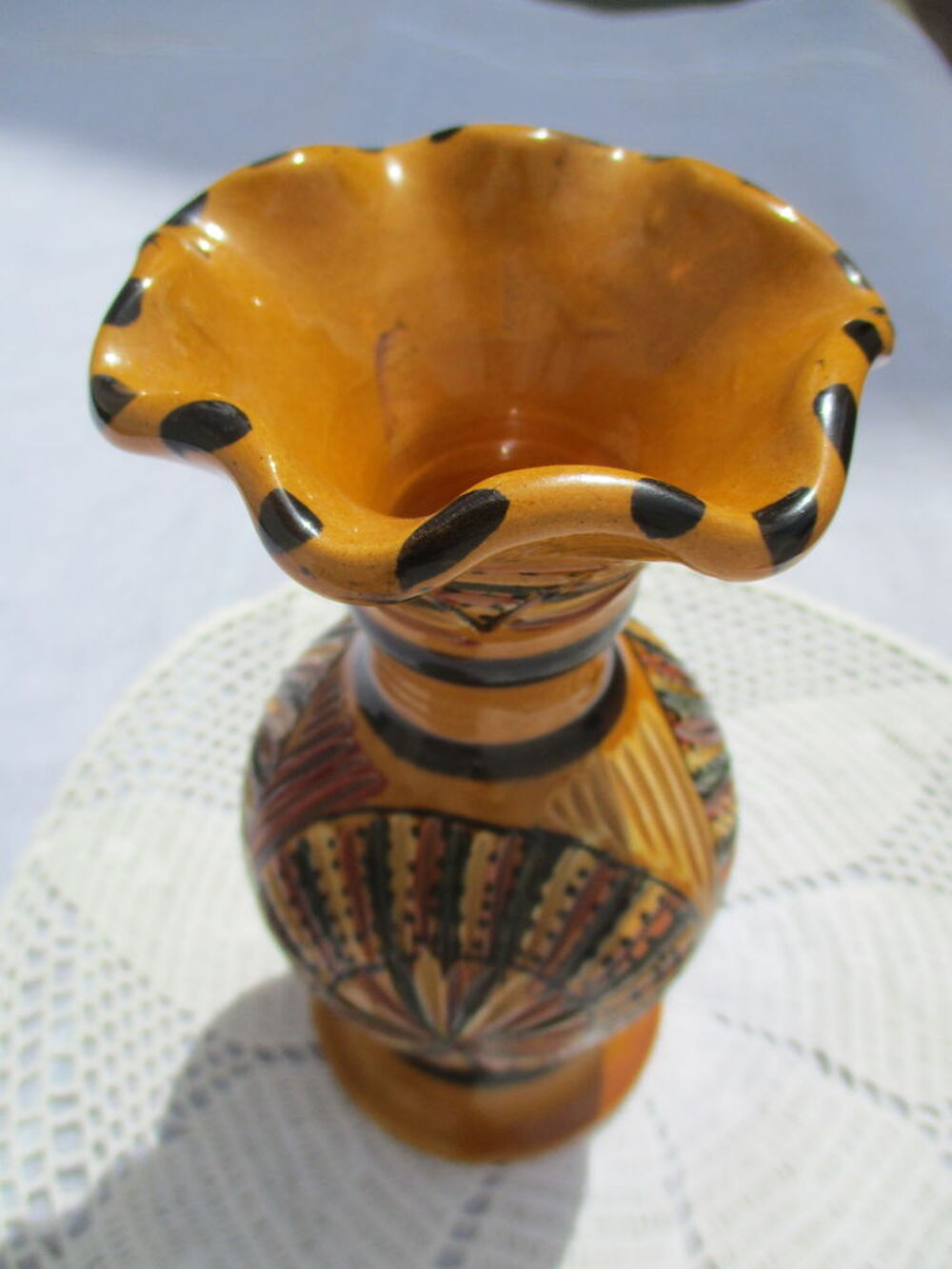 Vase de Poterie Fait Main - Vintage Décoration