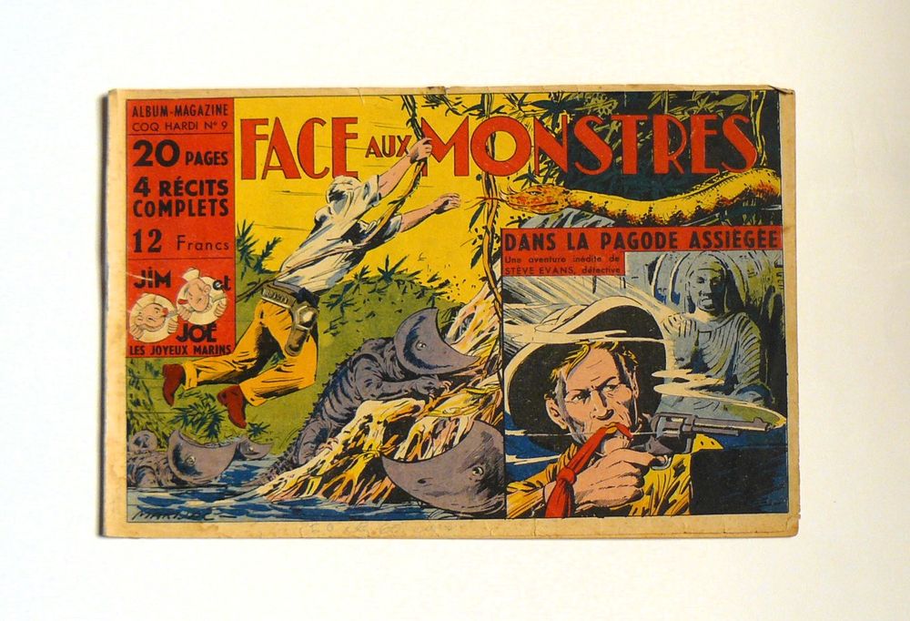 Jim Boum : Face aux monstres - Marijac - Coq Hardi n&deg;9 Livres et BD