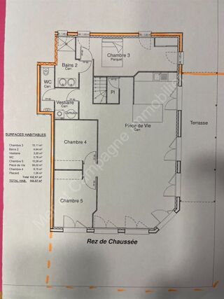  Maison  vendre 5 pices 102 m