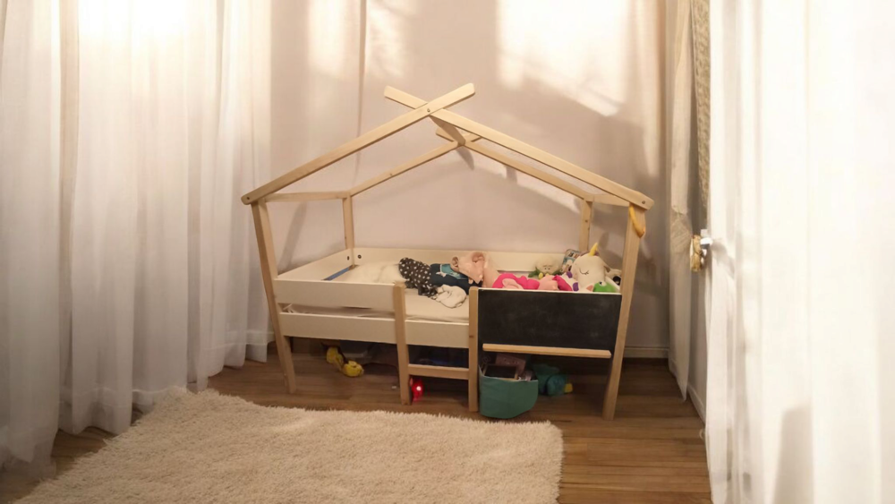 Lit cabane mezzanine mi hauteur Mobilier enfants