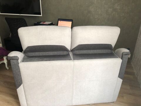 Canap 2 places gris et anthracite 650 Pornic (44)