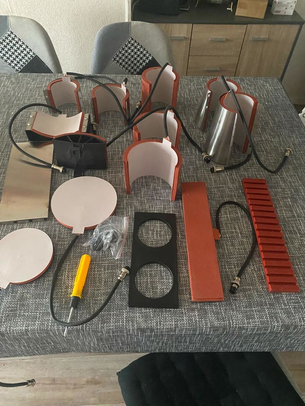 8 en 1 Presse &agrave; Chaud Machine de Sublimation Matériel informatique