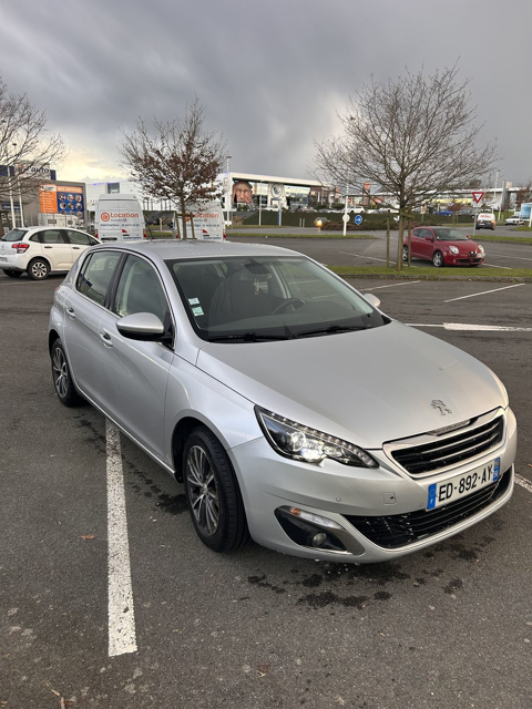 Peugeot 308 1.6 BlueHDi 120ch S&S BVM6 Allure 2016 occasion Pontch&acirc;teau 44160