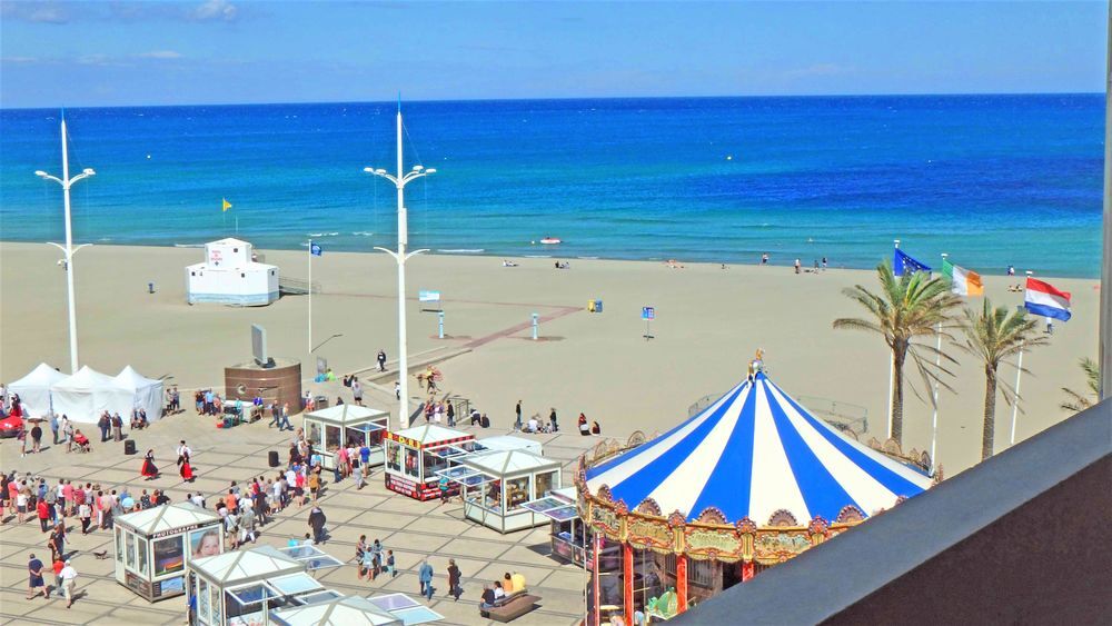   Vue mer et place magnif. Plein ctre, stud. 30m² + ter 8m²    Languedoc-Roussillon, Canet-en-Roussillon (66140)