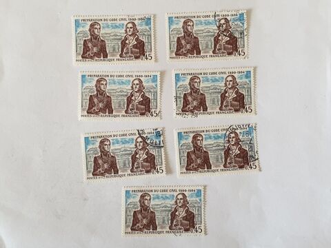 Timbre france Bonaparte, Jean Portalis, pr�paration du code 0 Marseille 9 (13)