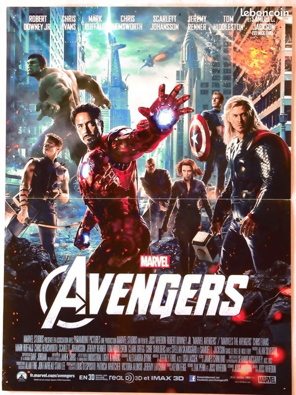 affiche de cin&eacute;ma AVENGERS 40x60 cm 