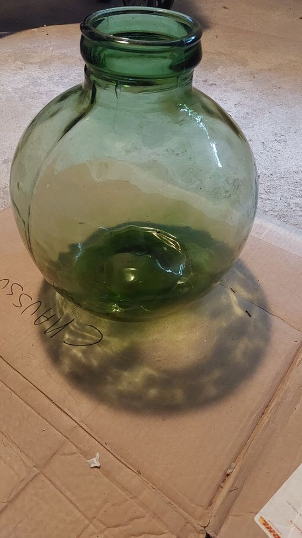 2 xVase grand format en verre Décoration