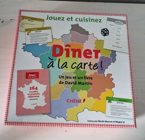 Jeu de socit Dner   la carte un jeu et un livre 4 Auxerre (89)