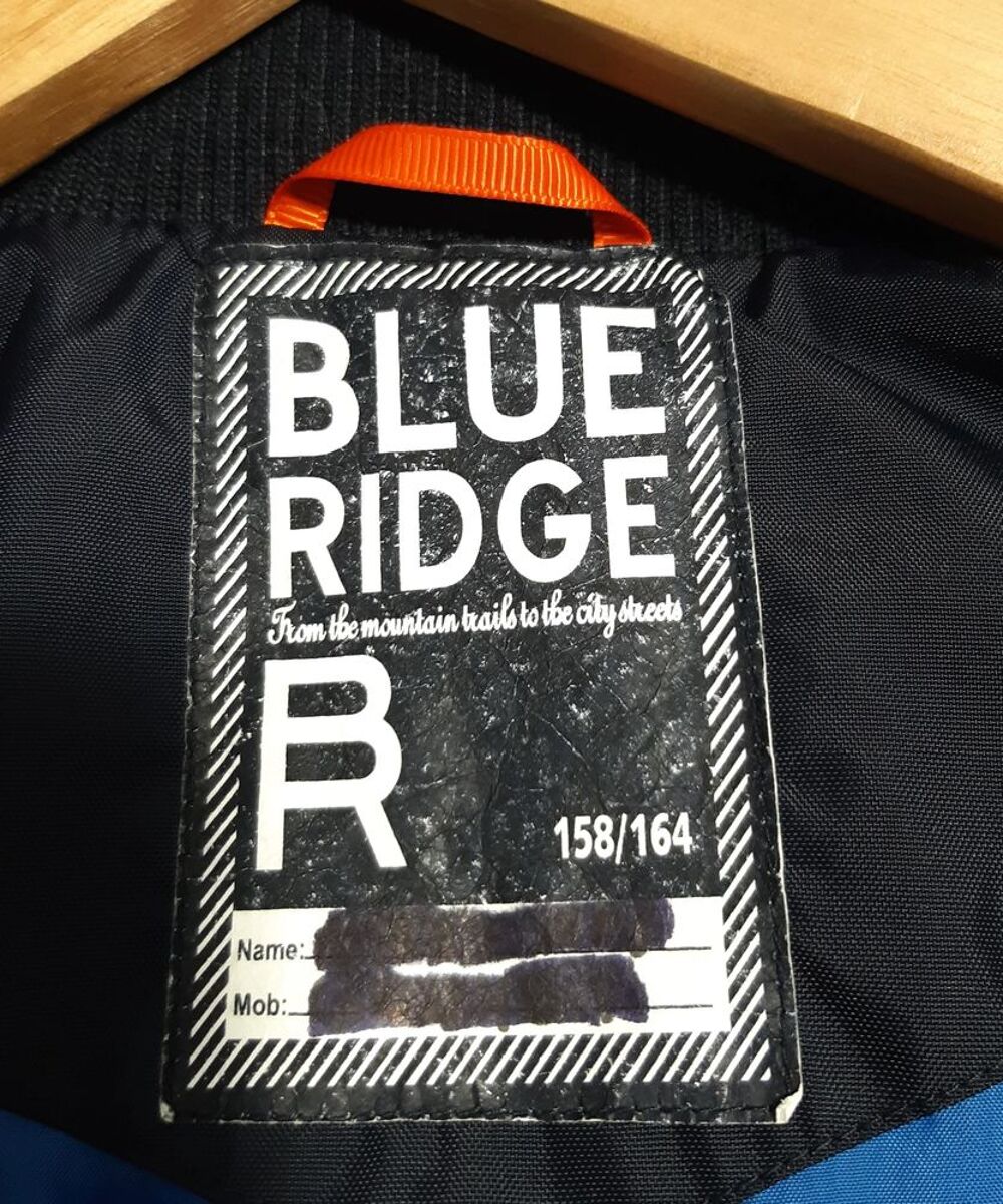 Blouson doubl&eacute; Bleu - Blue Ridge Vtements enfants