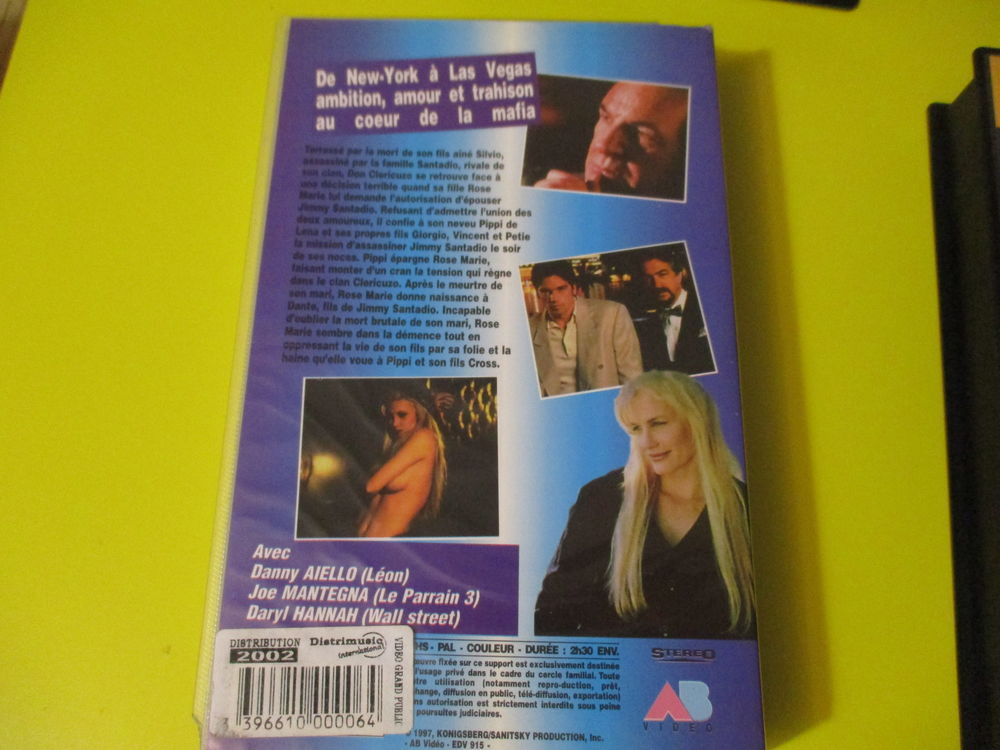 LE DERNIER PARRAIN MARIO PUZO VHS MAFIA DANNY AIELLO DVD et blu-ray