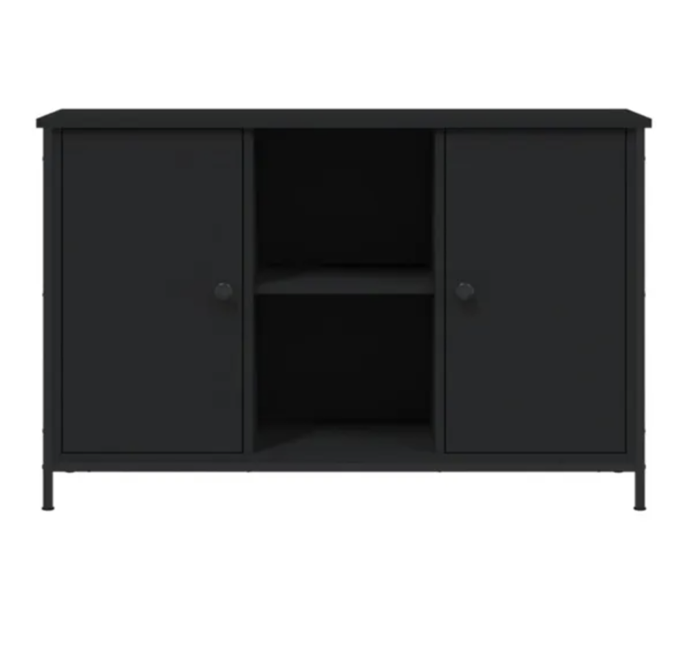 - Meuble TV noir 100x35x65 cm Meubles