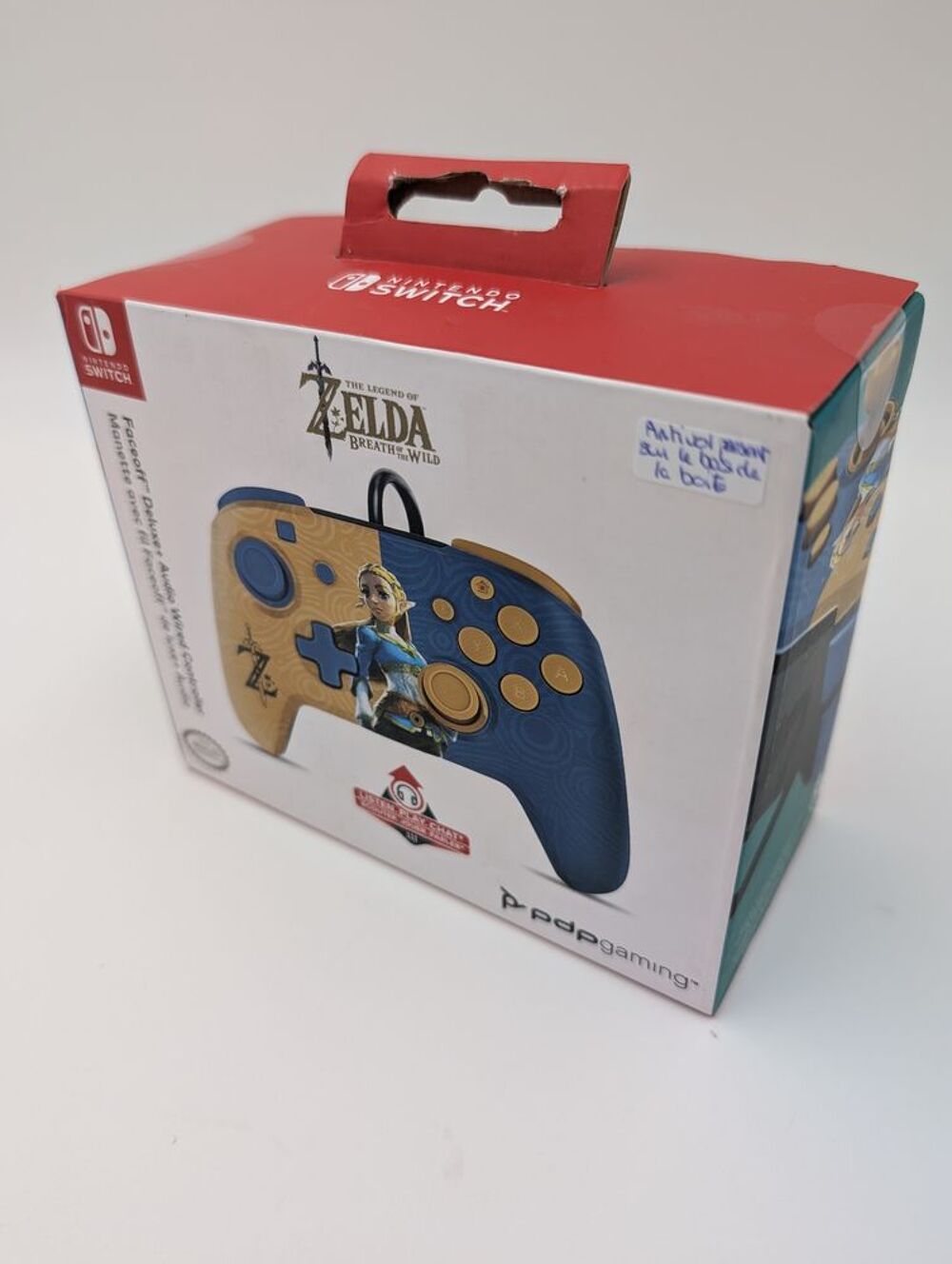 Accessoire Nintendo Switch Manette avec fil Faceoff Zelda Consoles et jeux vidéos