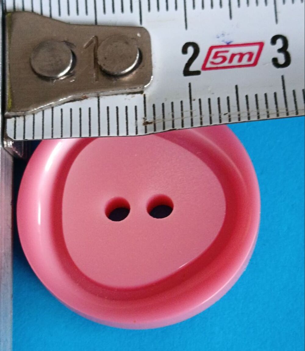 4 Boutons Rose Poudr&eacute; - 2.5 cm - Fini Mat &amp; Doux - N&deg;95 Décoration