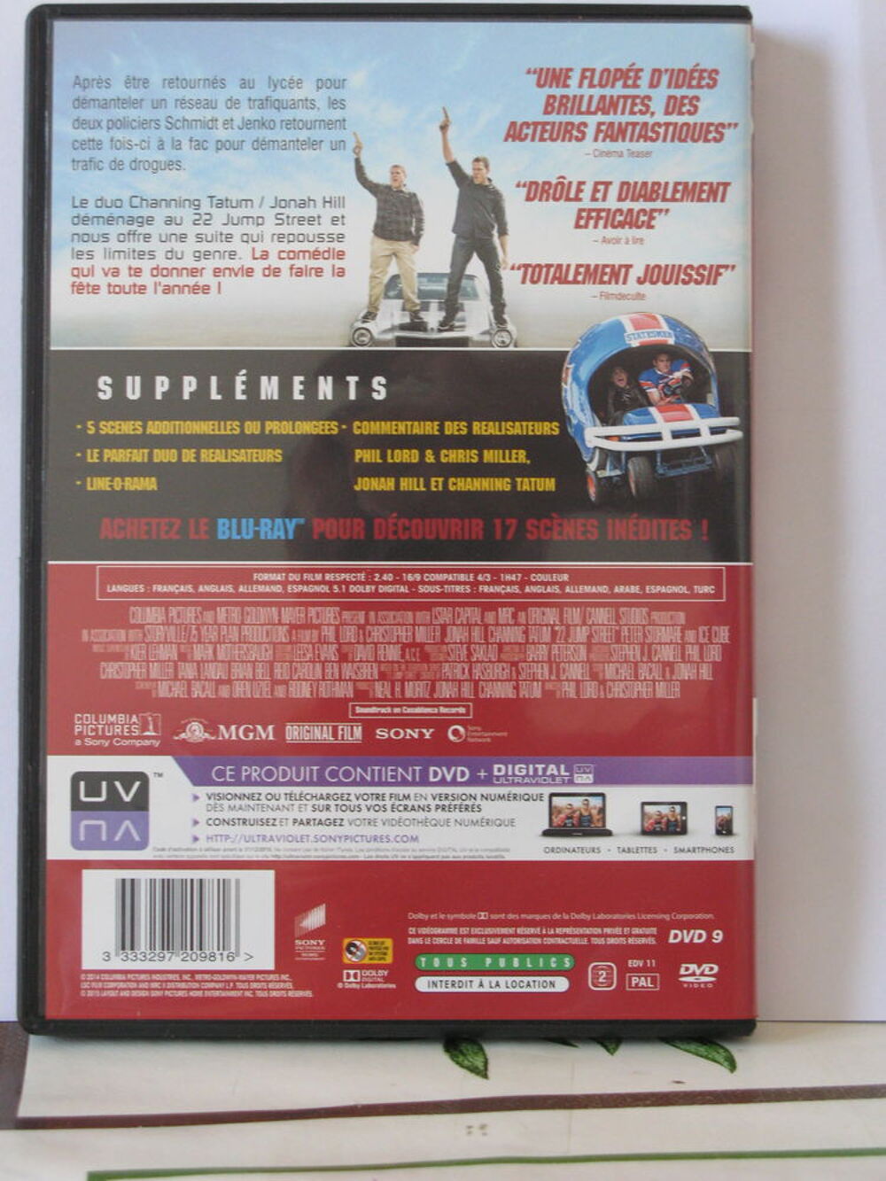 22 jump street DVD et blu-ray