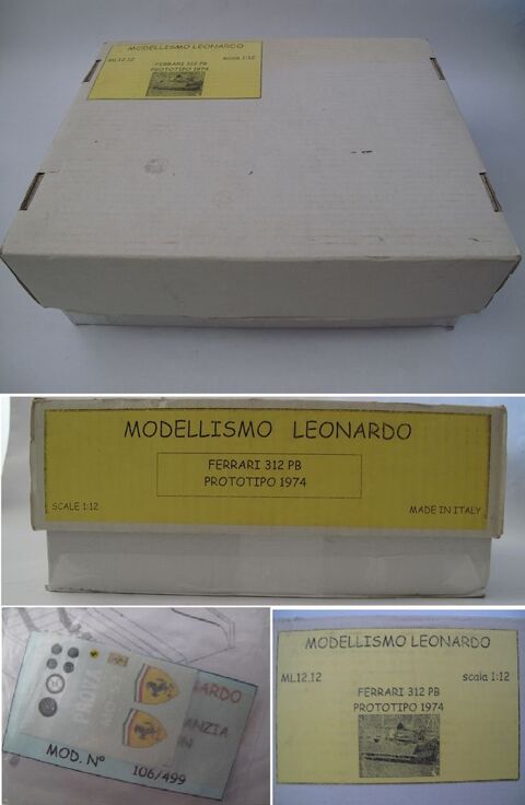 Ferrari 312PB Prototypo 74 kit résine 1/12 RARE 455 Saint-Amand-les-Eaux (59)