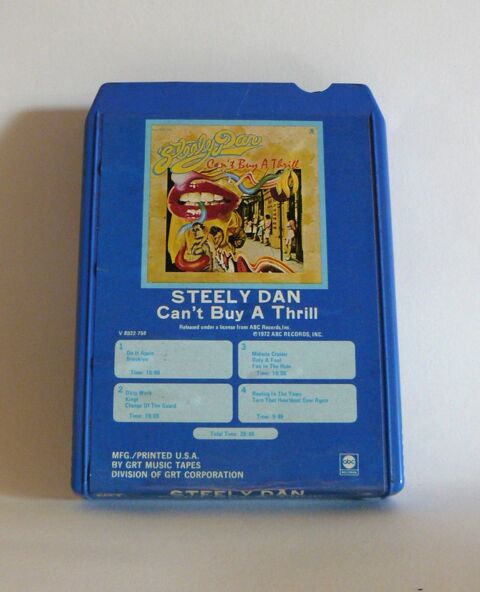 K7 8 pistes Steely Dan : Can't buy a thrill - Etats-Unis 12 Argenteuil (95)