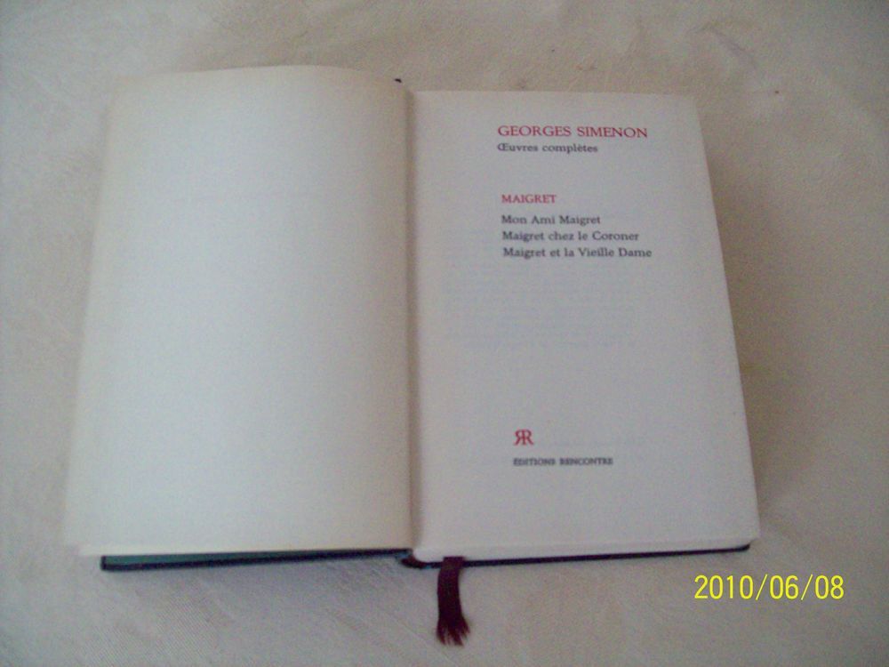 Collection de Livres - G. Simenon - MAIGRET Livres et BD