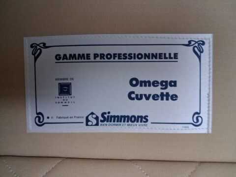 EXCEPTIONNEL Lit matelas + sommier Simmons 140 x 200 cm 120 Plonéour-Lanvern (29)