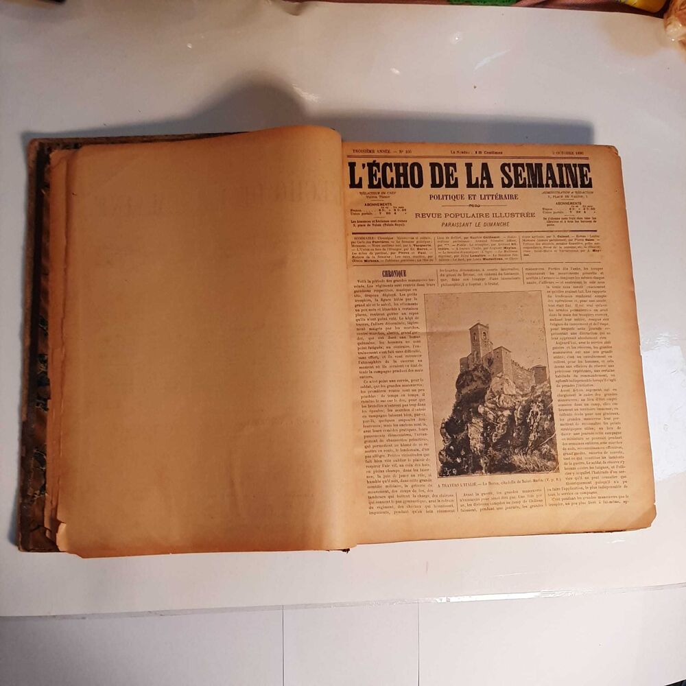 Journal ancien rare. 