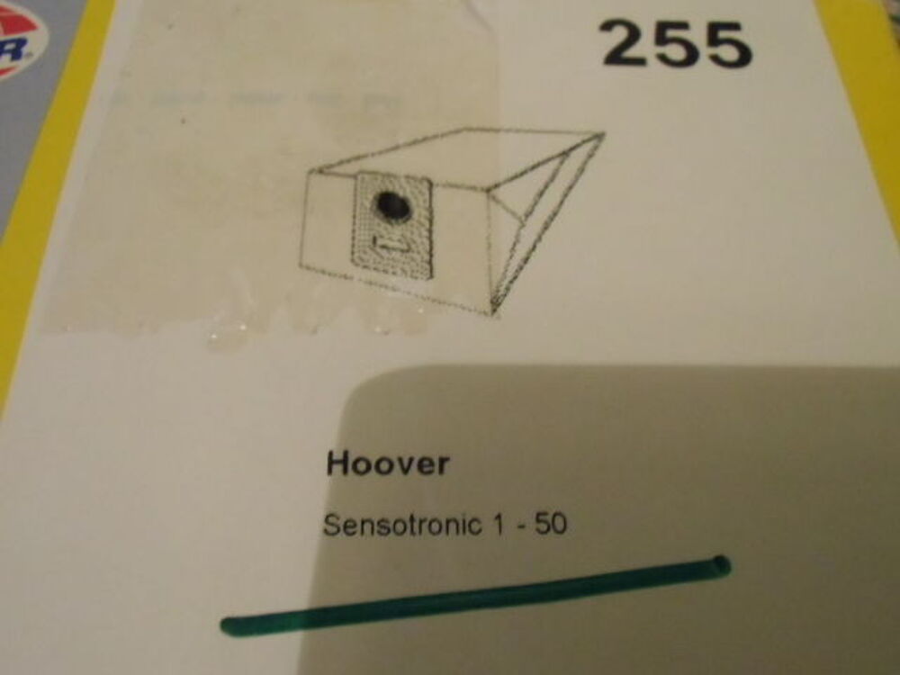 Sacs pour Aspirateur HOOVER Sensotronic Electromnager