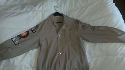 Chemise collector Paris-Dakar sign� Gianfranco F�rr� 0 Chamb�ry (73)