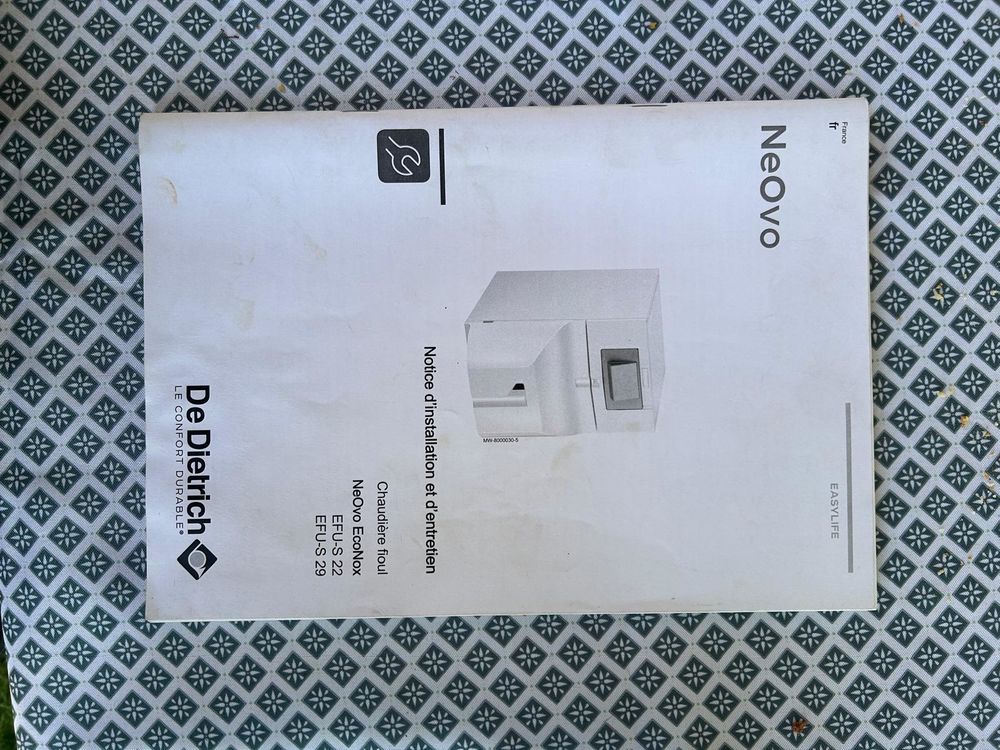 Chaufferie De Dietrich hybride fioul + PAC air/eau Bricolage